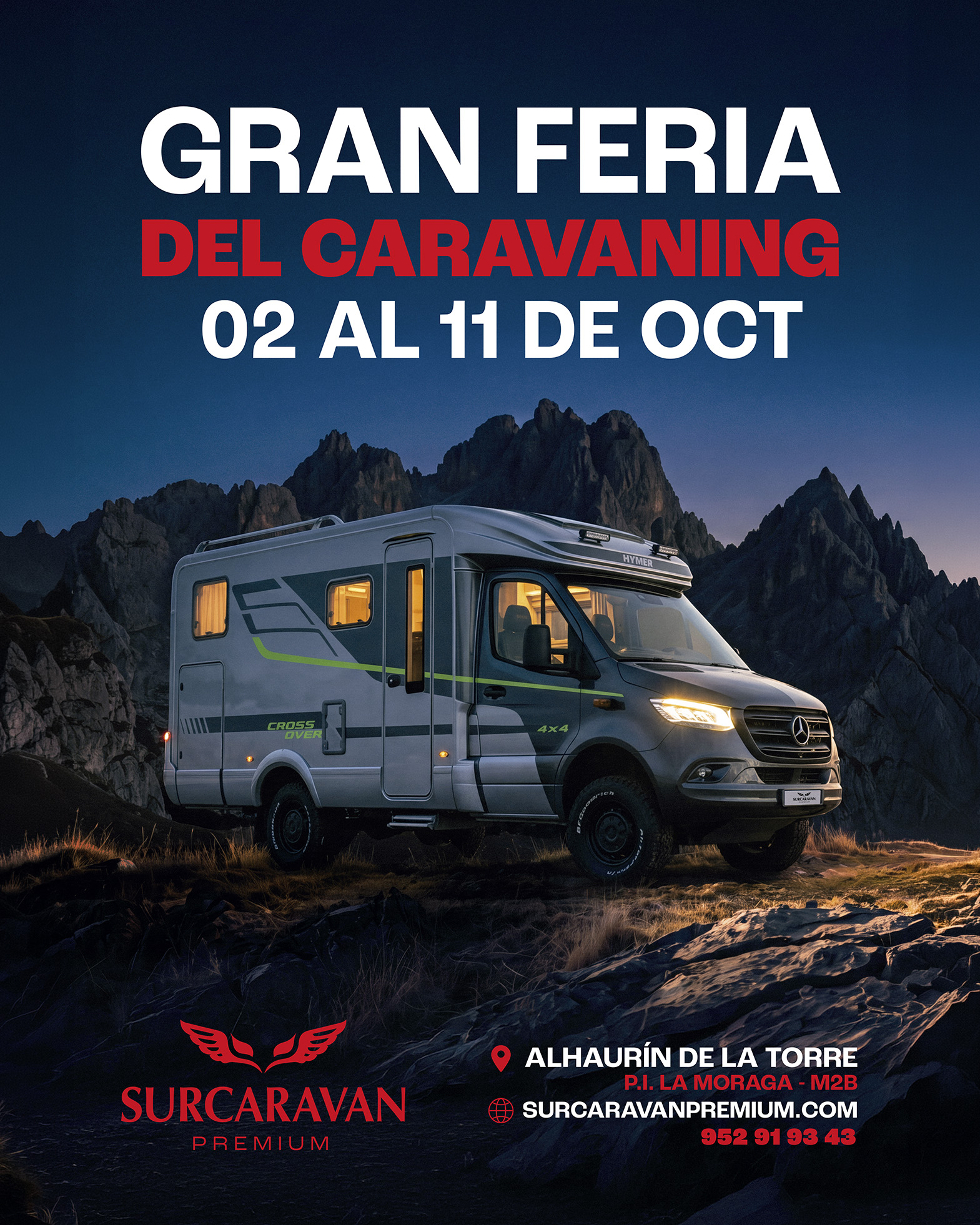 Gran Feria del Caravaning en Surcaravan Premium, Málaga