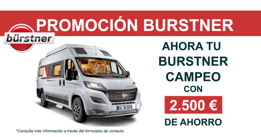 Promocion Camper Burstner Campeo en Surcaravan Premium